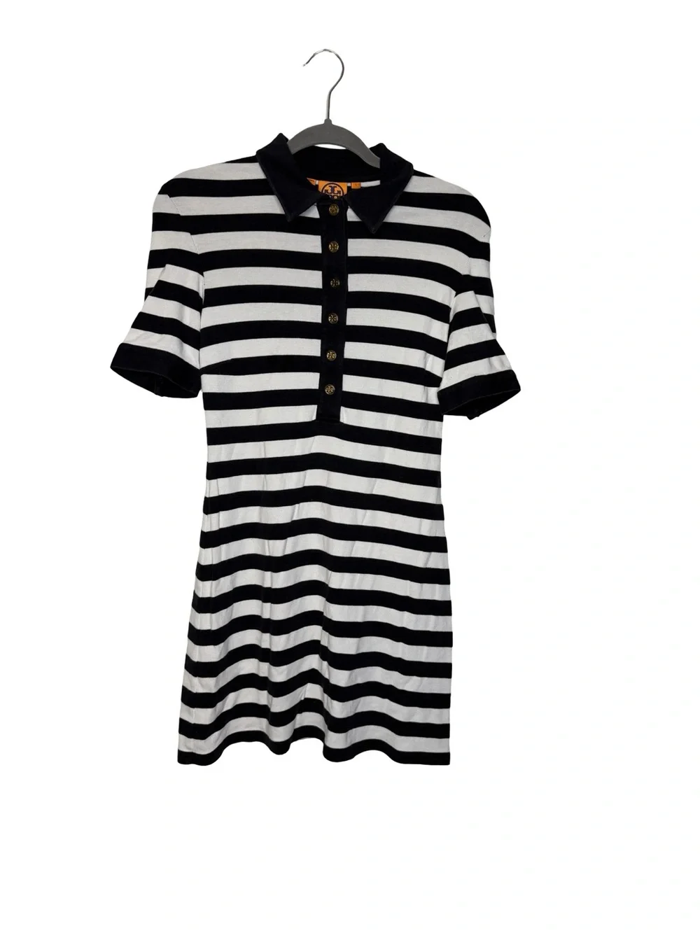🖤 Tory Burch Striped Polo Dress Size Small 🤍‎